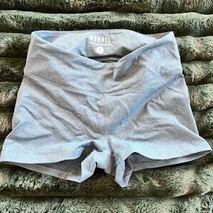 NOBULL Heather Gray Workout Shorts